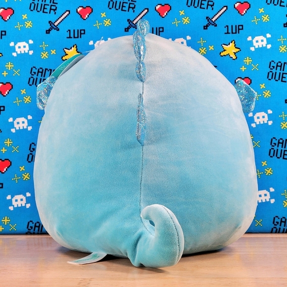 Squishmallow DeeDee the Blue Seahorse 11" Ultrasoft Stuffed Sealife Plush NWT - Picture 4 of 12